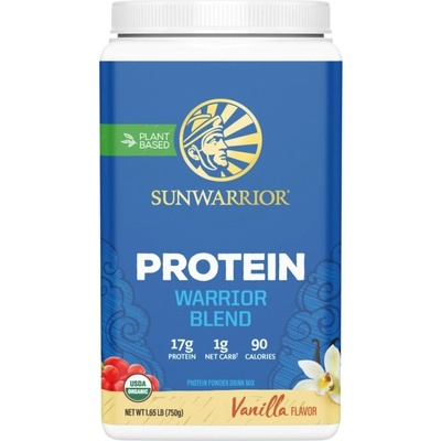 Sunwarrior Protein Warrior Blend | with Pea, Hemp & Goji Berry [750 грама] Ванилия