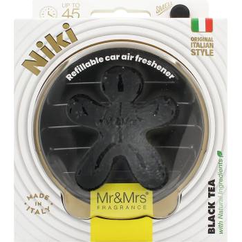 Mr&Mrs Fragrance Niki BIG Black Leather Black Tea автомобилен аромат