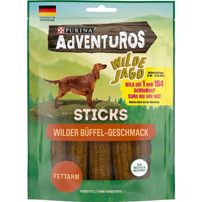 Adventuros Sticks maškrty divoký byvol 2 x 120 g
