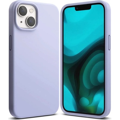Ringke Soft Silicone Case - силиконов (TPU) калъф за iPhone 14 Plus (лилав)