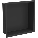 Mexen X-Wall-R вградена полица с фланец 30 x 30 см, черна - 1970303010 (1970303010)