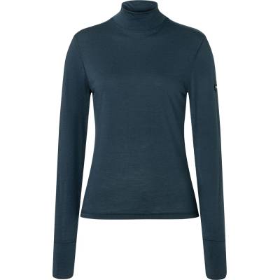 super. natural Дамско мериносово термобельо Super. natural Women's Tundra 175 Turtleneck Longsleeve - Blueberry - размер XXL (114-2950-0116)