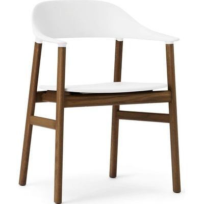 Normann Copenhagen Herit Armchair biela / dymový dub