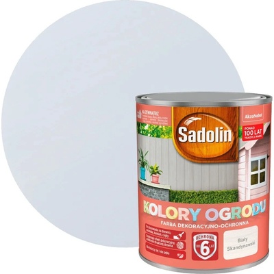 Sadolin Barva akrylová na dřevo 0,7 l Bílá Skandinávská mat