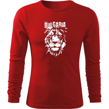 Image 1 of DRAGOWA fit-t Тениска с дълъг ръкав български лъв, червена (37121)
