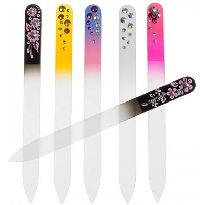 Bohemian Gifts Pilník skleněný barevný velký s krystalky Swarovski 135 mm