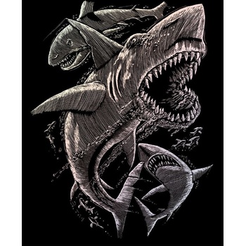 Royal Langnickel škrabací obrázek zlatý Leopard