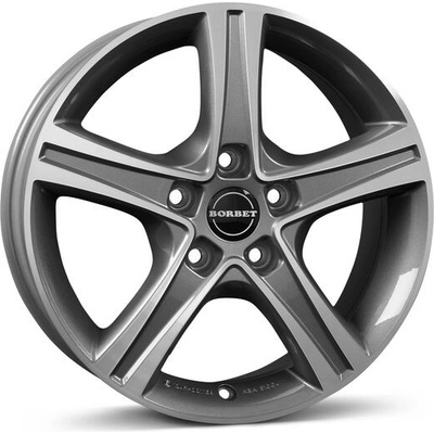 Borbet CWD 6x16 5x118 ET68 black polished