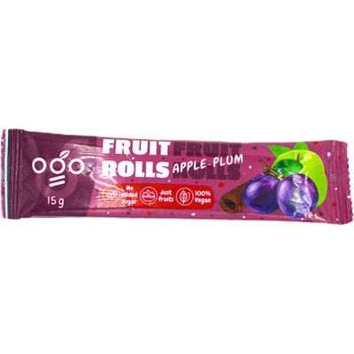 OGO Ovocná rolka jablko-švestka 15g – Zboží Dáma