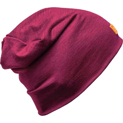 Progress merino čepice FreeBeanie vínová