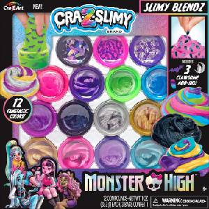 CRA-Z-ART Творчески комплект със слайм Cra-Z-Art - Monster High, 12 цвята (72228) - ozone