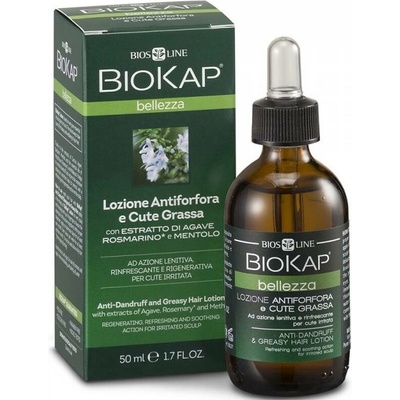 Biokap Bellezza Lozione Antiforfora Sérum na mastné vlasy a proti lupům 50 ml