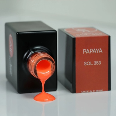 Laif Gel lak oranžový SOL 353 Papaya 10 ml