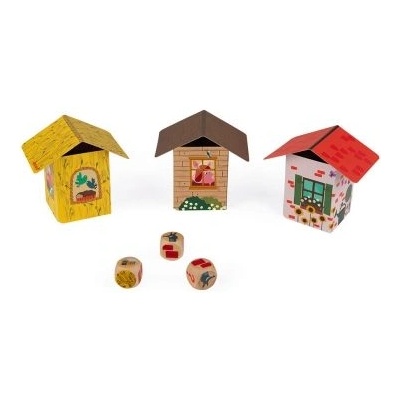 Janod - Стратегическа игра - Трите прасенца (J02702)