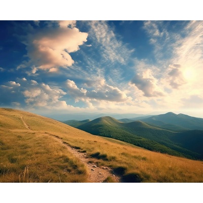 ZUTY Obrazy na stenu - Pohľad na hory Rámovanie: bez rámu a bez vypnutia plátna, Rozmer: 40x50 cm