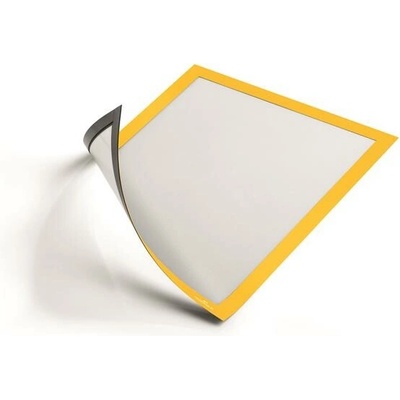 Informačný panel, A4, magnetický, DURABLE "DURAFRAME® MAGNETIC", žltá