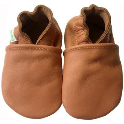 Hopi Hop kožené capáčky Barefoot koňak – Sleviste.cz