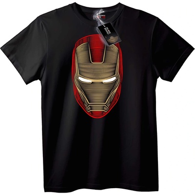 NOONEBRAND Тениска Маска на Iron Man - L, White