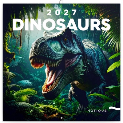 Notique nástenný dinosaury 30 × 30 cm 2027