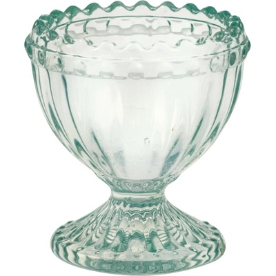 Green Gate skleněný stojánek na vejce Alice Cool Mint zelená sklo