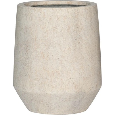 Pottery Pots Květináč Harith High béžový travertin 28 x 33 cm