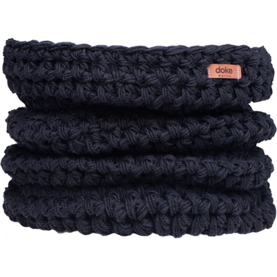 Doke Merino háčkovaný nákrčník black – Zboží Dáma