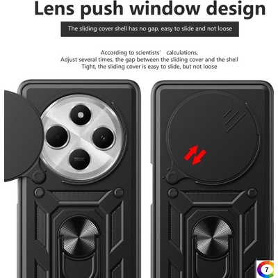 Xiaomi Redmi 14C 4G Удароустойчив Ring Holder Калъф и Протектор
