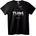 NOONEBRAND Тениска 734N5 Автентично Улично - XS, Black