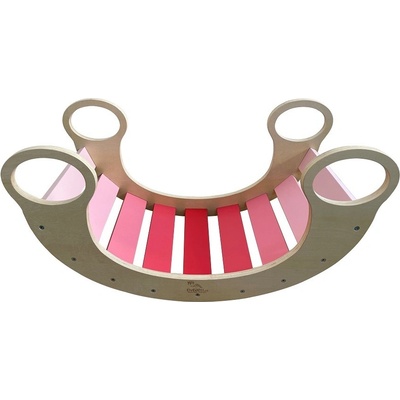Montessori Dvěděti růžová houpačka – Zboží Dáma