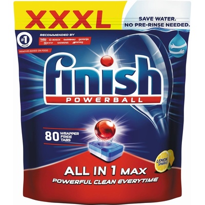 Finish All in 1 Max tablety do myčky nádobí Lemon Sparkle 80 ks