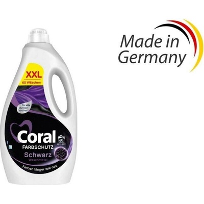 Coral Tekutý prací prostředek černý 3 l