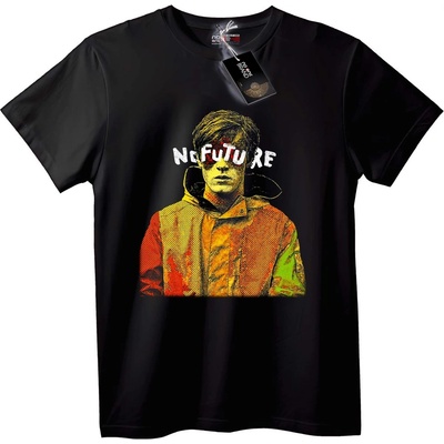 NOONEBRAND Тениска Без Бъдеще - XL, Black
