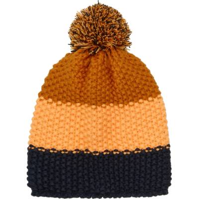 Color Kids Детска зимна шапка (beanie) Color kids Kid's Hat Colorblock Beanie - Orange Pop - размер 50 cm (904-2407-0414)