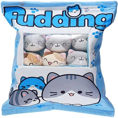 Polštář PUDDING s MASKOTKAMI Kočičky 8ks na HÁZENÍ ZÁBAVY