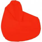PUFRELAX Калъф за пуф круша, 220л. , Nirvana Hobbit - Teteron Orange Neon (COVER_PUF-G-NH-TEX-NEOR) - topmall