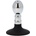 XMS Лепящо се метално дилдо Butt Plug "DENI SILVER" 9 см