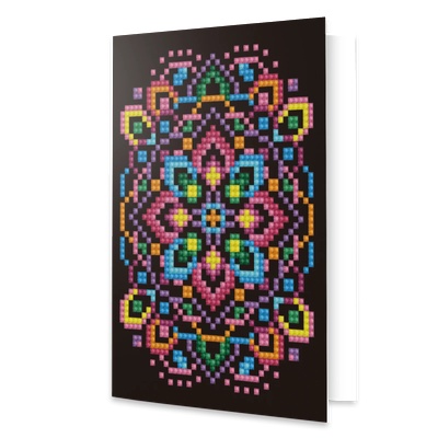 Diamond dotz Черна звезда - диамантена картичка ddg. 023