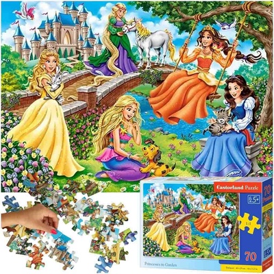 Castorland Princezné v záhrade 70 dielov