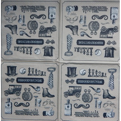 Home fashion servítky Pro pány 33x33cm