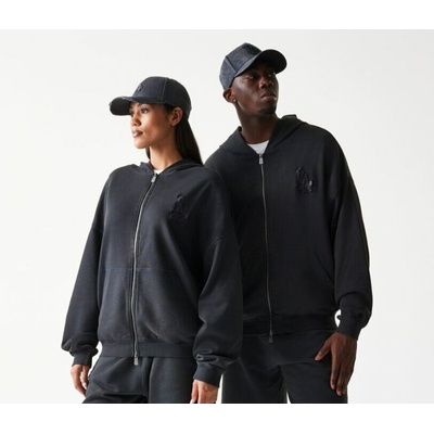 New Era MLB Washed Full Zip Hoody LA Dodgers Dark Grey
