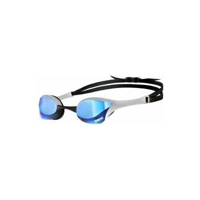 arena Cobra Ultra Swipe Mirror Unisex Race Swimming Goggles for Adults, Diving Goggles with Curved Mirror Lenses, Anti-Fog, UV Protection, 5 Interchangeable Nose Bridges - 002507-600-NS