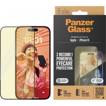 Panzer Стъклен протектор PanzerGlass за Apple iPhone 15 AntiR / AntiBL UWF wA