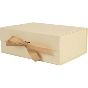 EUROCOM Подаръчна кутия 29x22x10, 5cm, бежова (34639-А-БЕЖОВ)