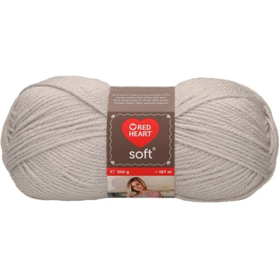 Red Heart Soft Farba: Silver