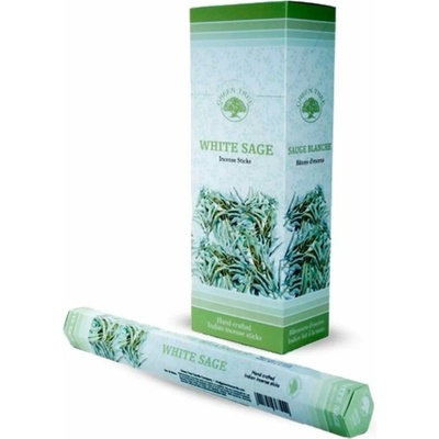 Green Tree Indické vonné tyčinky Biela šalvia 15 g