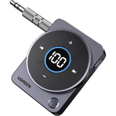 UGREEN Безжичен блутут аудио приемник с 3.5 мм аудио жак - Ugreen CM724 Bluetooth Wireless Receiver (сив) (CM724)