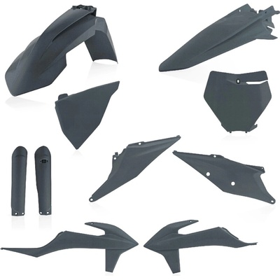 Acerbis plastový full kit sa hodí pre KTM SX/SXF 19/22 šedá metallic