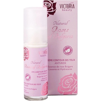 Victoria Beauty Natural Roses protivráskový oční krém s růžovým olejem 30 ml
