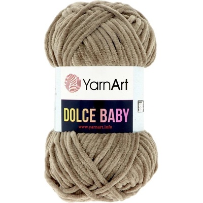 YarnArt Dolce Baby 754 sivo hnedá
