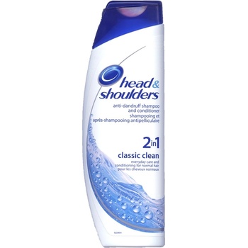 Head & Shoulders Classic Clean 2 v 1 šampón proti lupinám čistý a šetrný k vlasovej pokožke 400 ml